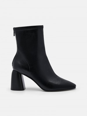Pedro Alana Heel Boots Women Ankle Boots Black | Q9Q-1372