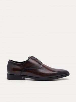 Pedro Altitude Burnished Shoes Men Derby Shoes Dark Brown | Q9Q-2820