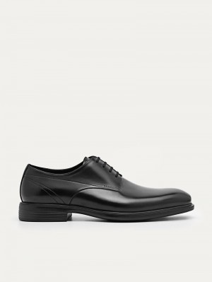 Pedro Altitude Leather Derby Men Lace Up Shoes Black | Q9Q-2817