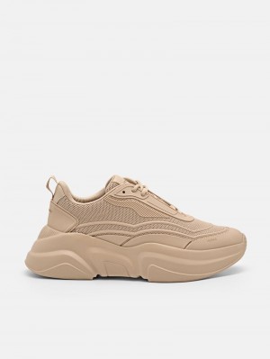 Pedro Altura Women Sneakers Taupe | Q9Q-1940