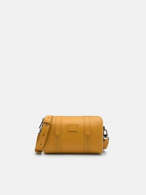 Pedro Andre Bags Men Sling Bags Mustard | Q9Q-1315