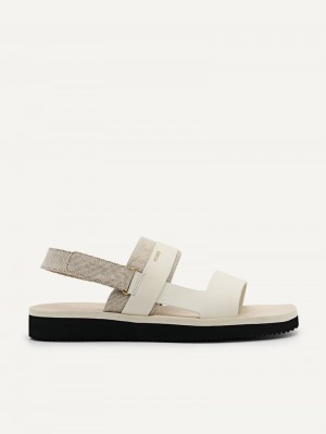 Pedro Backstrap Men Sandals Beige | Q9Q-1923
