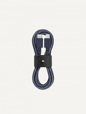 Pedro Belt Cable Men Tech Accessories Indigo | Q9Q-1025