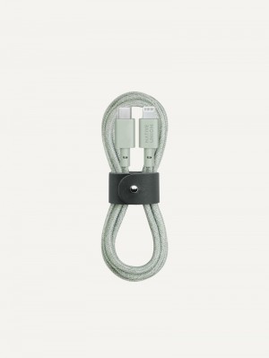 Pedro Belt Cable Men Tech Accessories Sage | Q9Q-1027