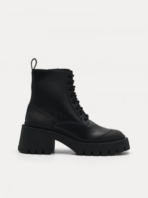 Pedro Berlin Ankle Boots Women Medium Heels Black | Q9Q-2752