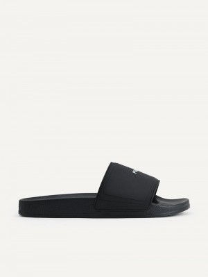 Pedro Billie Casual Slides Men Sandals Black | Q9Q-2699