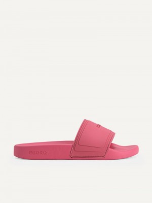 Pedro Billie Casual Slides Women Flats Fuchsia | Q9Q-2705