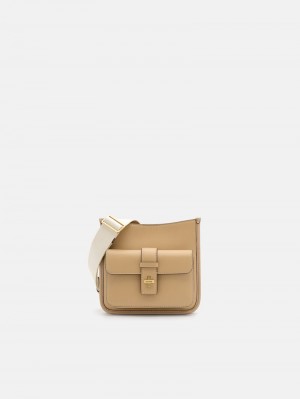 Pedro Brie Squared Bags Women Shoulder Bags Sand | Q9Q-1294