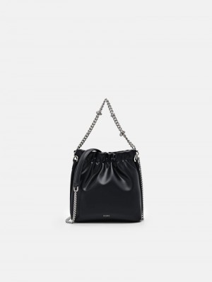 Pedro Cami Bags Women Shoulder Bags Black | Q9Q-1283