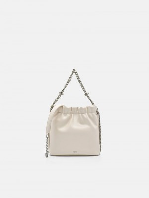 Pedro Cami Bags Women Shoulder Bags Chalk | Q9Q-1284