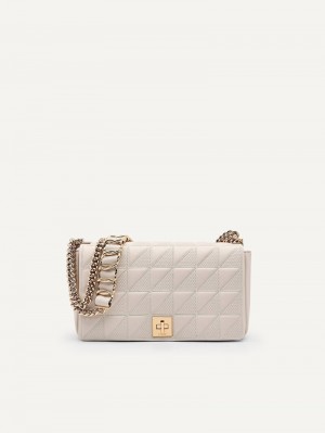 Pedro Celeste Bags Women Shoulder Bags Chalk | Q9Q-1276