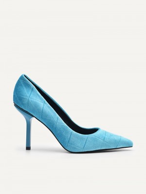 Pedro Celeste Women Pumps Cyan | Q9Q-1485