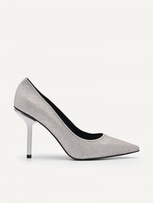 Pedro Celeste Women Pumps Silver | Q9Q-1486