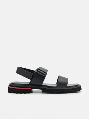 Pedro Cooper Backstrap Men Sandals Black | Q9Q-1881