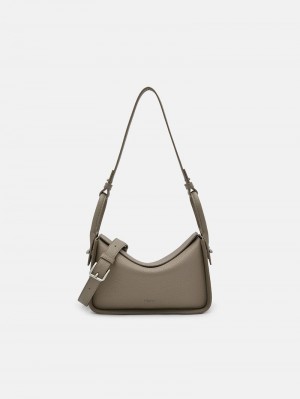 Pedro Demi Leather Bags Women Shoulder Bags Taupe | Q9Q-1264