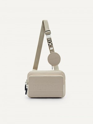 Pedro Flynn Casual Bags Men Sling Bags Taupe | Q9Q-1244