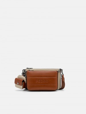 Pedro Frank Bags Men Sling Bags Brown | Q9Q-1239