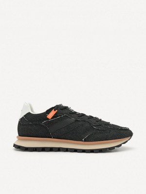 Pedro Harlin Sneakers Men Low Top Sneakers Black | Q9Q-1827