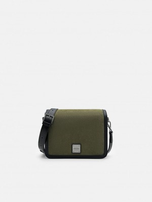 Pedro Harris Bags Men Sling Bags Military Green | Q9Q-1226