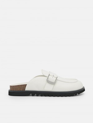 Pedro Helix Slip-On Men Sandals White | Q9Q-2543