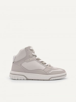 Pedro Icon EOS High Top Women Sneakers Taupe | Q9Q-2459
