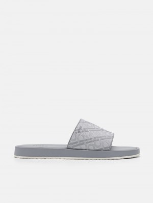 Pedro Icon Jacquard Slide Men Sandals Grey | Q9Q-2445