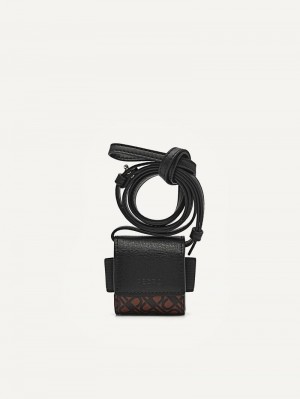 Pedro Icon Leather Airpod Case Men Tech Accessories Black | Q9Q-2285