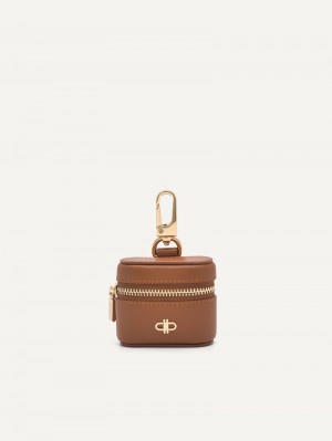 Pedro Icon Leather Airpod Case Men Tech Accessories Camel | Q9Q-2281