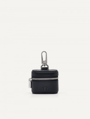 Pedro Icon Leather Airpod Case Men Tech Accessories Black | Q9Q-2280