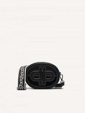 Pedro Icon Leather Bags Women Shoulder Bags Black | Q9Q-2335