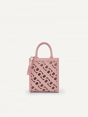 Pedro Icon Leather Bags Women Totes Pink | Q9Q-2318