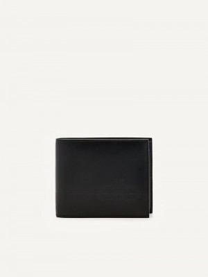 Pedro Icon Leather Bi-Fold with Insert Men Wallets Black | Q9Q-2203