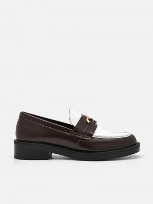 Pedro Icon Leather Loafers Women Flats Multi | Q9Q-2417