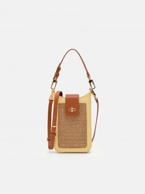 Pedro Icon Leather Phone Pouch Women Tech Accessories Multi | Q9Q-2245