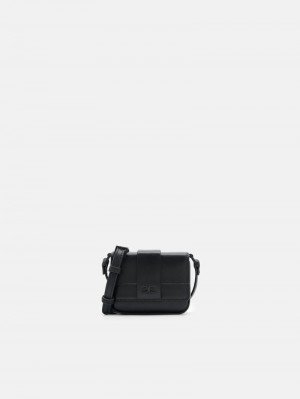 Pedro Icon Leather Sling Pouch Men Tech Accessories Black | Q9Q-2228