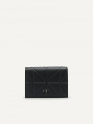 Pedro Icon Leather in Pixel Men Card Holders Black | Q9Q-2267