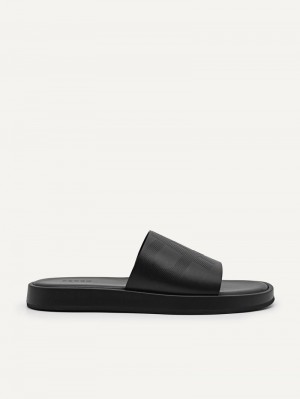 Pedro Icon Slide Men Sandals Black | Q9Q-2388