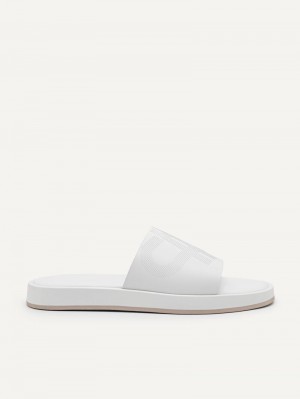 Pedro Icon Slide Men Sandals White | Q9Q-2391