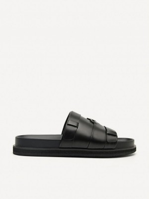 Pedro Icon Slides Men Sandals Black | Q9Q-2384