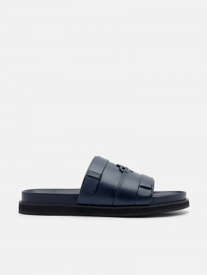 Pedro Icon Slides Men Sandals Navy | Q9Q-2387