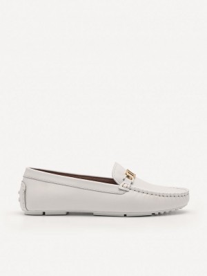 Pedro Icon Women Flats Chalk | Q9Q-2473