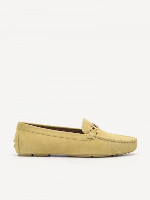 Pedro Icon Women Flats Light Yellow | Q9Q-2475