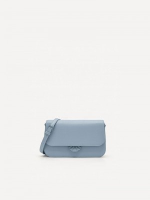 Pedro Iris Bags Women Shoulder Bags Slate Blue | Q9Q-1222