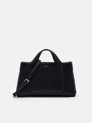 Pedro Izzie Large Bags Women Bowling Bags Black | Q9Q-2182