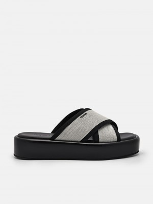 Pedro Izzie Wedge Women Heel Sandals Black | Q9Q-2190