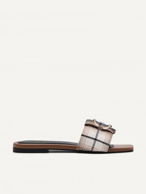 Pedro Jean Square Toe Sandals Women Flats Multi | Q9Q-1790