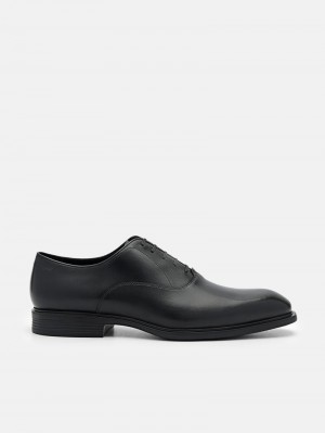 Pedro Leather Men Oxford Shoes Black | Q9Q-1770