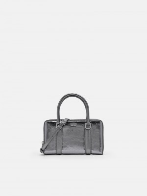 Pedro Leather Travel Organizer Women Travel Accessories Pewter | Q9Q-934