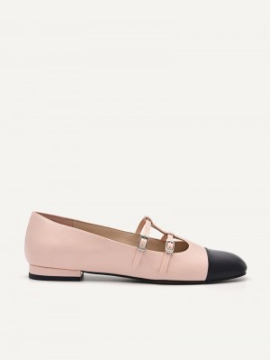 Pedro Maggie Mary Janes Women Flats Blush | Q9Q-2180