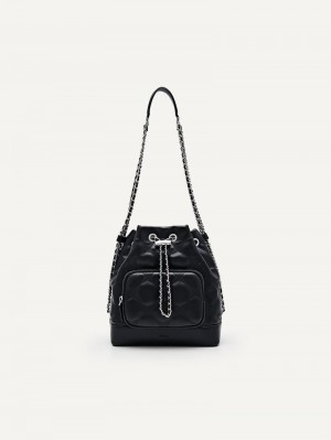 Pedro Maisie Bags Women Bucket Bags Black | Q9Q-1179